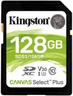 Card de memorie SD Kingston Canvas Select Plus V10/ 100MBps/ 128GB