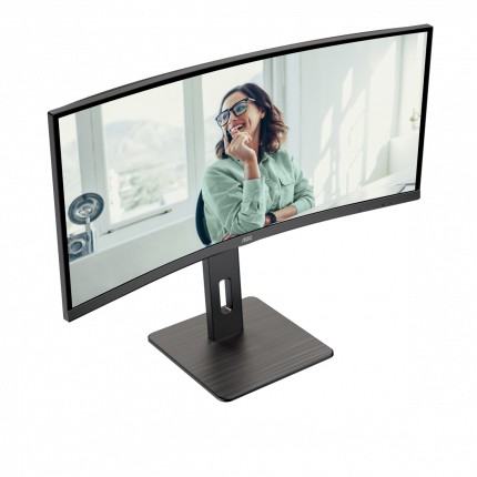 34.0” Игровой Монитор AOC CU34P3CV/ Curved/ 1ms/ 21:9/ 100Hz/ Black photo 2