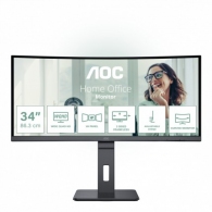 34.0” Игровой Монитор AOC CU34P3CV/ Curved/ 1ms/ 21:9/ 100Hz/ Black thumbnav 1