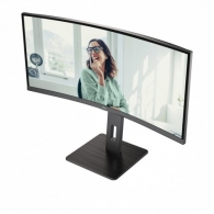 34.0” Игровой Монитор AOC CU34P3CV/ Curved/ 1ms/ 21:9/ 100Hz/ Black thumbnav 3