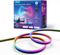 Неоновая веревочная лента GOVEE Neon Rope Strip Ligth 2s / 4m / Multicolor / Wi-Fi + BT / Black thumbnav 1