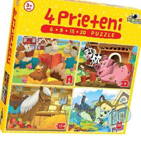 Noriel NOR2464 Puzzle - 4 Prieteni Mici (6.9.15.20 Piese) photo 1 Noriel NOR2464 Puzzle - 4 Prieteni Mici (6.9.15.20 Piese) photo 1