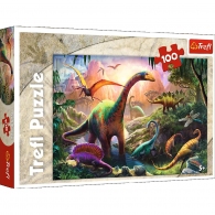 Trefl 16277 Puzzle 100 Dinosaurs Land thumbnav 1
