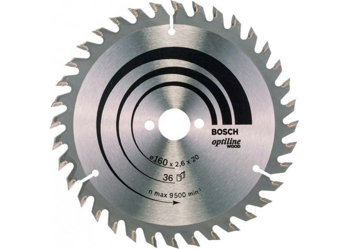 Disc taiere Bosch 160x20, 36 2608640597 photo 1
