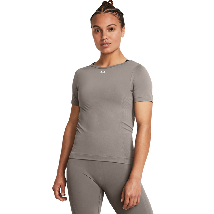 Tricou Under Armour UA Vanish Seamless SS / Femei / L / Gri photo 2