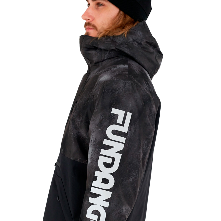Geacă pt Barbati Fundango Tilbury ECO Logo Anorak S Gri-nergu photo 3