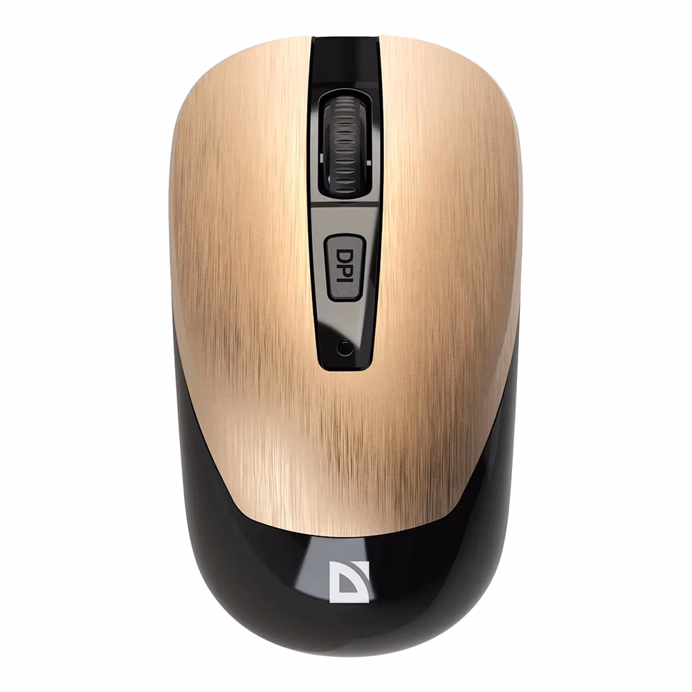 Mouse fara fir Defender Wave MM-995 Auriu 