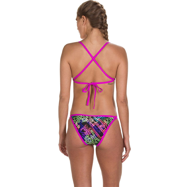Купальник Speedo KANJINEON CROSS TIEBACK TOP AF / Женский / 28 / Фиолетовый photo 2