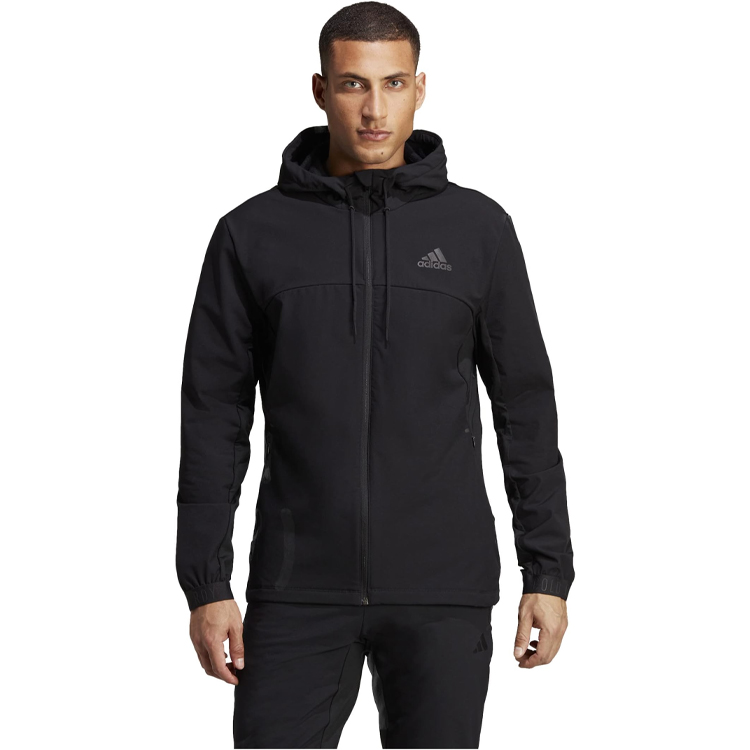 Hanorac pt bărbați Adidas C.RDY WO FZ HD M Negru photo 3