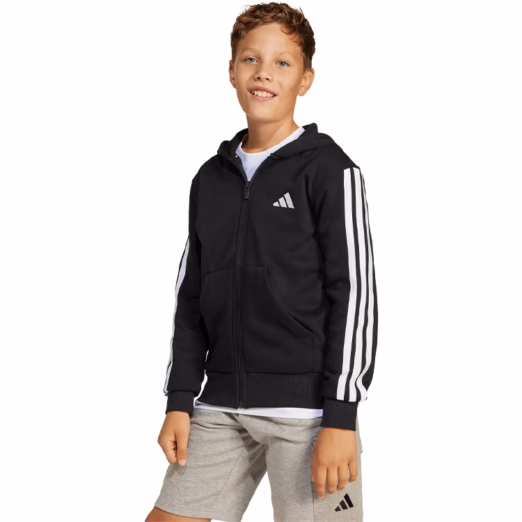 Толстовка Adidas J 3S FL FZ HD