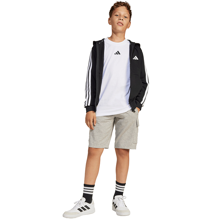 Hanorac Adidas J 3S FL FZ HD photo 3