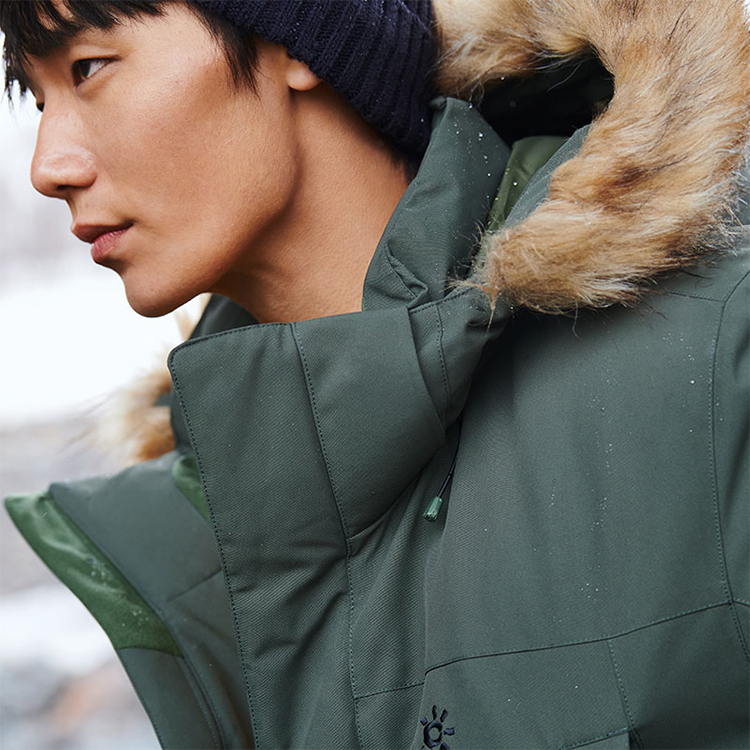 Куртка мужская Kailas Long Thick Fur Down Jacket XXXL Хаки photo 3