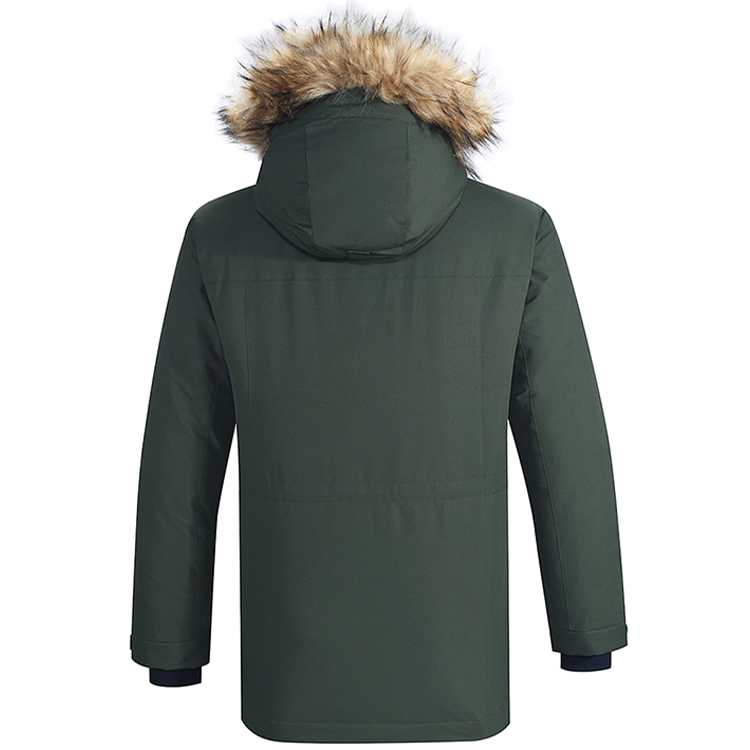 Куртка мужская Kailas Long Thick Fur Down Jacket XXXL Хаки photo 5