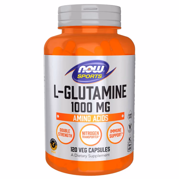 Л-Глютамин Now Sports L-GLUTAMINE 1000mg 120 VCAPS 