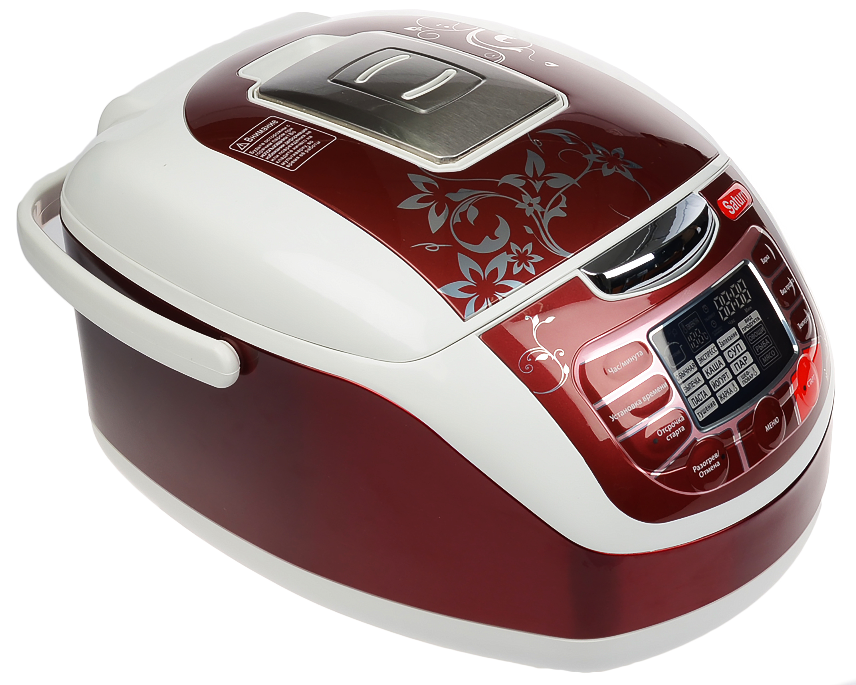 Мультиварка Saturn STMC9194 / 860 / 18авто-программ / Red photo 2
