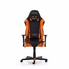 Gaming/Office Chair DXRacer Racing GC-R0-NO-Z1, Black/Orange, Premium PU leather, max weight up to 150kg / height 165-195cm, Recline 90°-135°, 3D Armrests, Head and Lumber cushions, Aluminium wheelbase, 2" PU Caster, W-22.5kg 