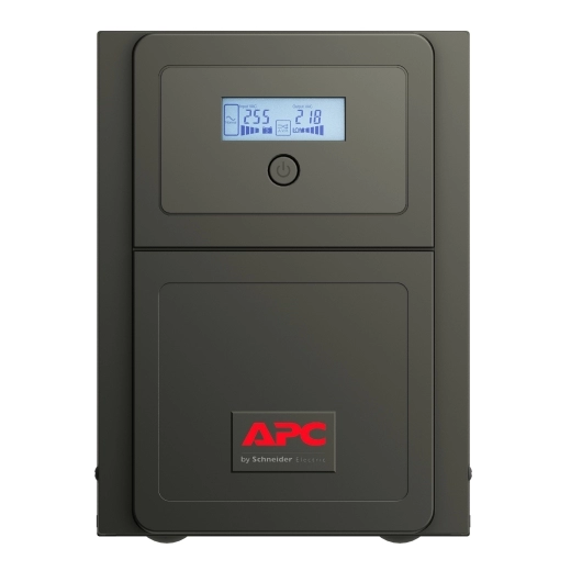 APC Easy-UPS SMV1000CAI,1000VA/700W, AVR, Line interactive, 6 x IEC Sockets (all 6 Battery Backup + Surge Protected), Intelligent Smart Slot, USB