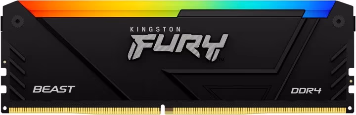 Оперативная память Kingston FURY® Beast DDR4 RGB 3200 МТ/с 8ГБ