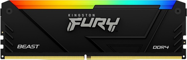 Оперативная память Kingston FURY® Beast DDR4 RGB 3200 МТ/с 8ГБ photo 1