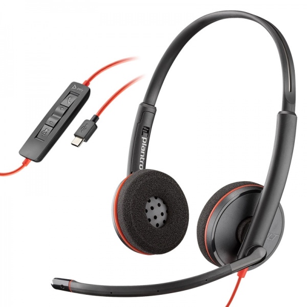 Casti Plantronics Blackwire C3220, Black photo 1