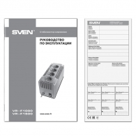 SVEN VR-F1000, 320W, Automatic Voltage Regulator, 4x Schuko outlets, Input voltage: 180-285V, Output voltage: 230V ± 10%, input and output voltage digital indicator on the front panel, Power supply delay function, metal body, Black thumbnav 7