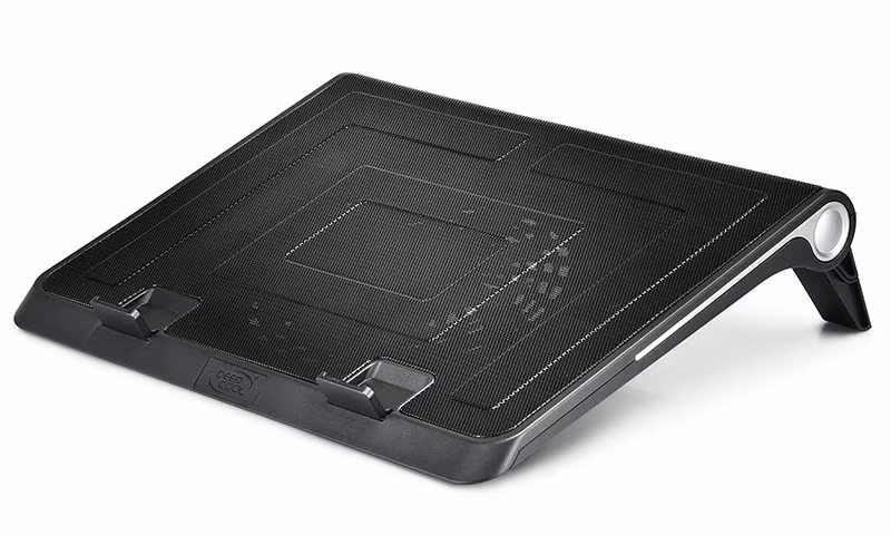 DEEPCOOL ”N180 FS”, Notebook Cooling Pad up to 17”, 1 fan - 180mm  with fan speed control button, 1150±10%RPM, <16~20 dBA, 84.7CFM, 2 viewing angles adjustable, Dual USB ports, Metal Mesh Panel, Hydro Bearing, Black 