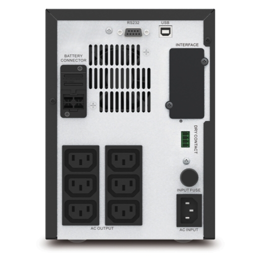 APC Easy-UPS SMV1000CAI,1000VA/700W, AVR, Line interactive, 6 x IEC Sockets (all 6 Battery Backup + Surge Protected), Intelligent Smart Slot, USB photo 3