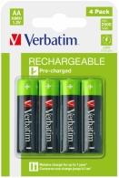 Verbatim Rechargeable Battery  AA / HR6 2500 mAh, 4 Pack thumbnav 1