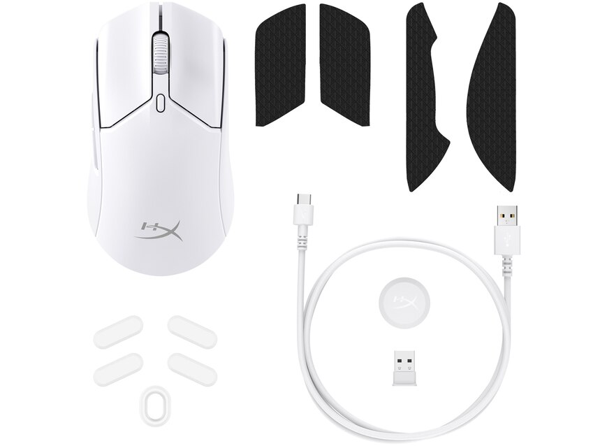 Беспроводная Игровая мышь HYPERX Pulsefire Haste 2, White [6N0A9AA] photo 5