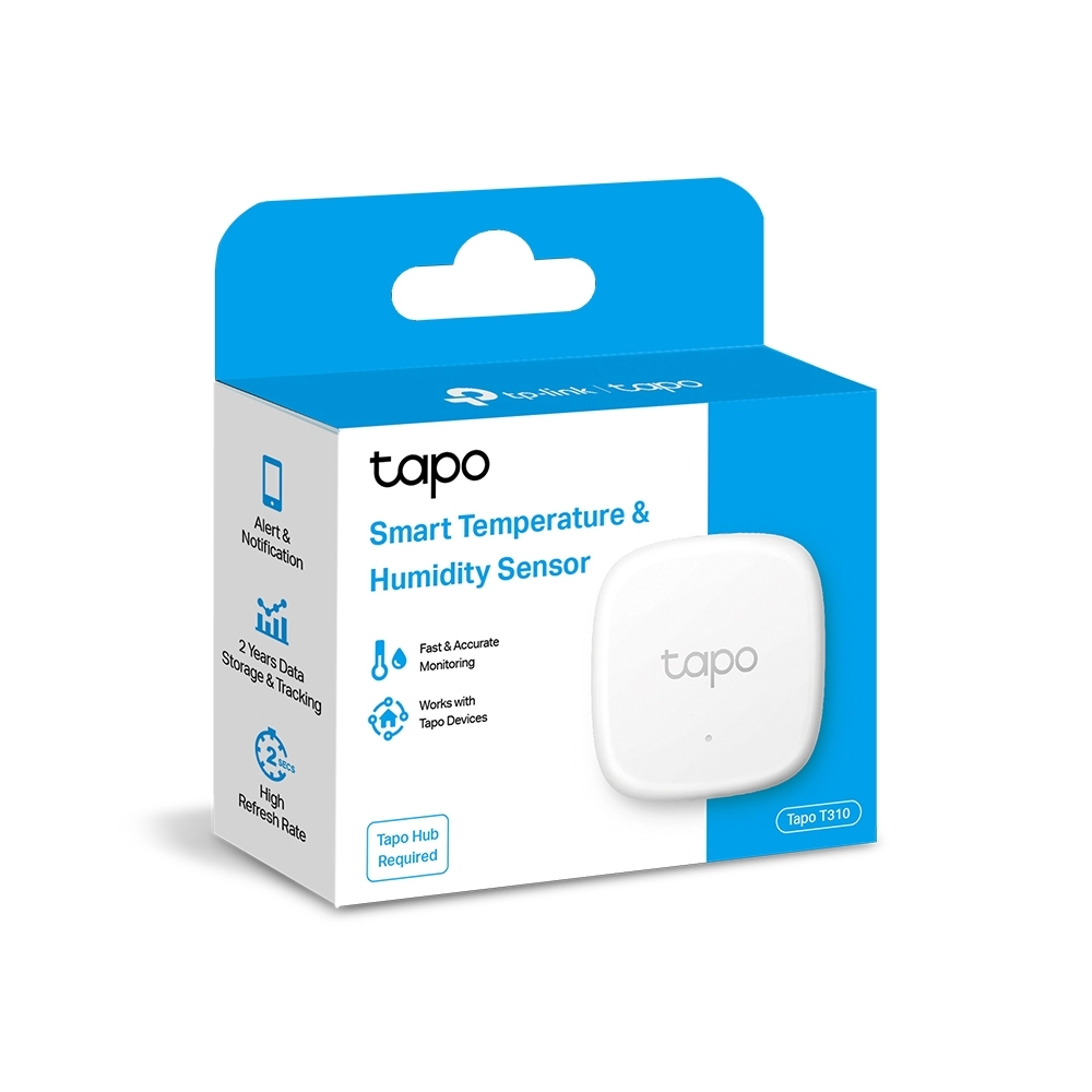 Senzor Smart de temperatura si umiditate TP-LINK Tapo T310, White