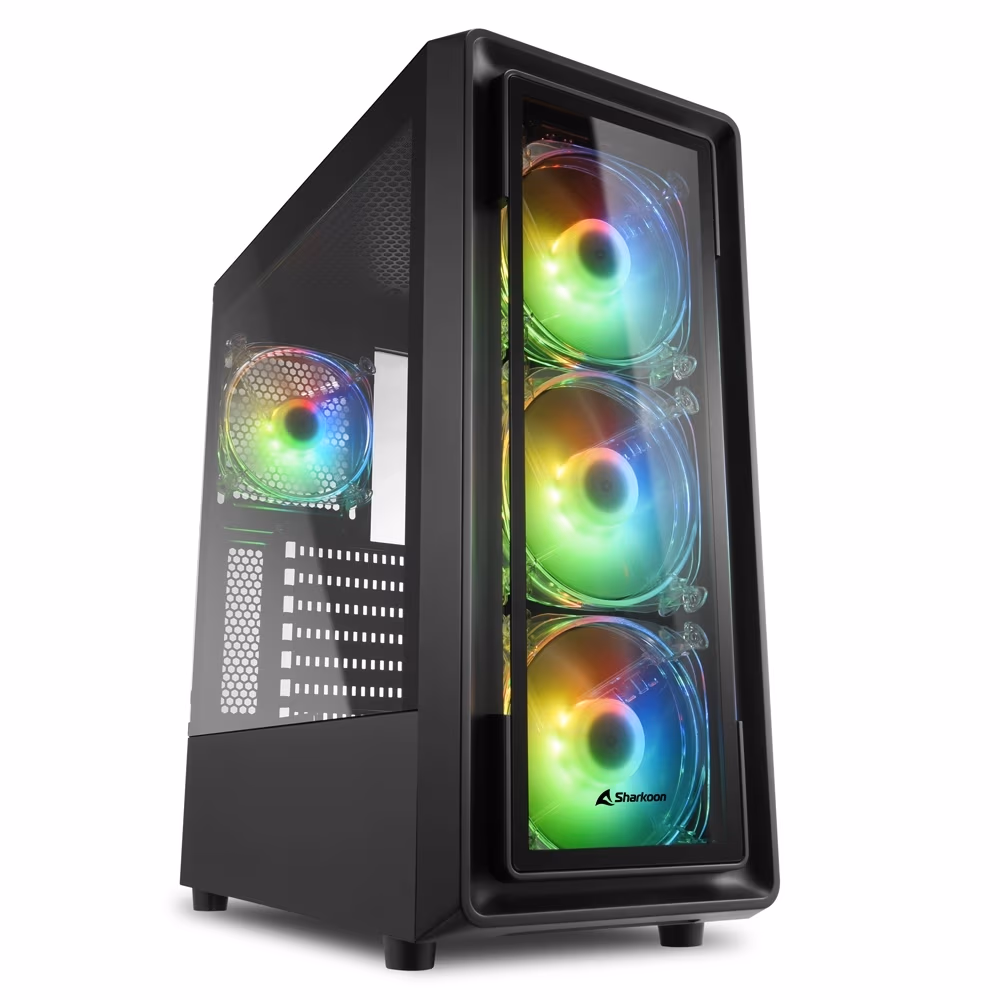 Calculator ATOL PC1080MP - Gaming A-RGB#2.4.1 / AMD Ryzen 5 5600 / 16GB / 512GB SSD / Radeon RX 7600 / Black