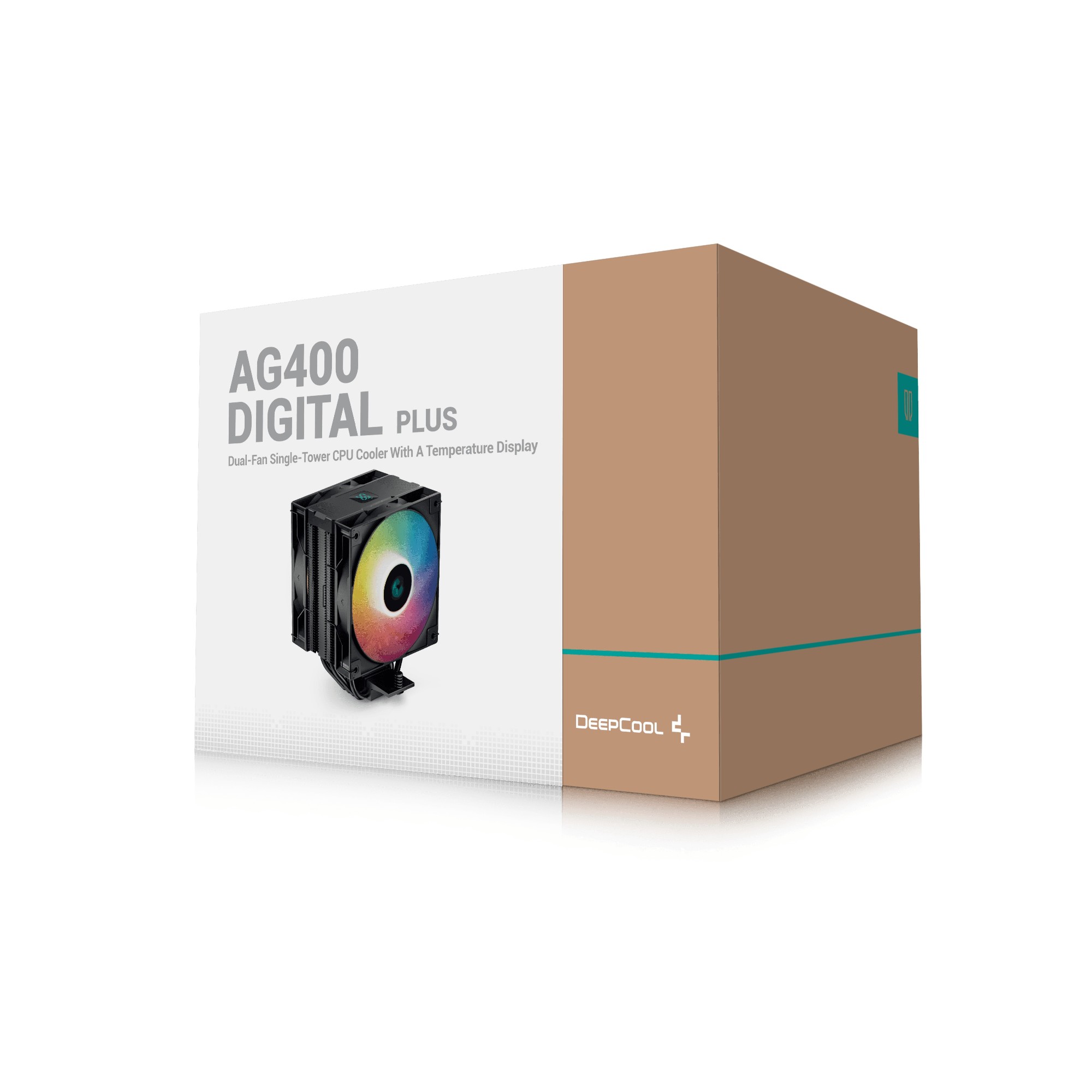 Sisteme de racire DEEPCOOL AG400 DIGITAL PLUS/ Universal/ 220W/ 500~2100rpm/ <31.6dBA/ 75.89CFM/ Black photo 9