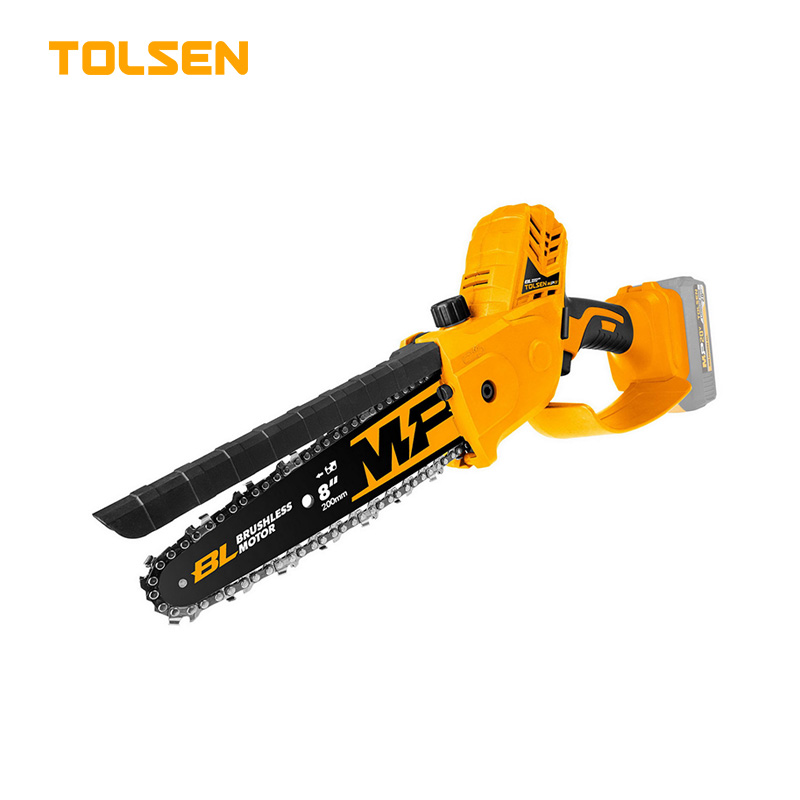 Ferestrau cu lant Mini Li-Ion MP20V fara accu Brushless TOLSEN photo 1 Ferestrau cu lant Mini Li-Ion MP20V fara accu Brushless TOLSEN photo 1
