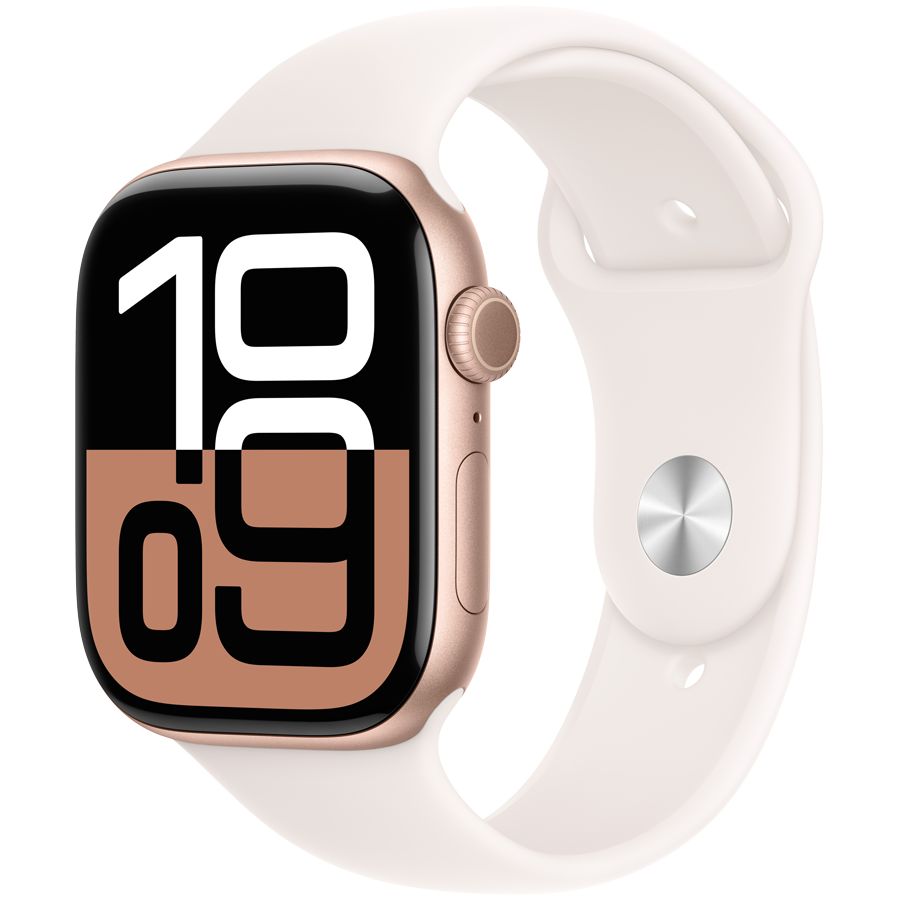 Smart watch Apple Watch Series 10 GPS 42mm Rose Gold Aluminium Case with Light Blush Sport Band - M/L (MWWJ3QI/A) 1 GB 1.77 photo 1