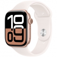 Smart watch Apple Watch Series 10 GPS 42mm Rose Gold Aluminium Case with Light Blush Sport Band - M/L (MWWJ3QI/A) thumbnav 1
