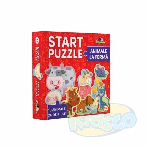 Noriel NOR5335 Start Puzzle 4 In 1 &ndash; Animale La Ferma 