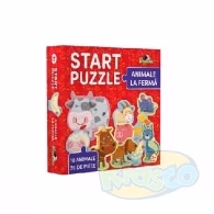 Noriel NOR5335 Start Puzzle 4 In 1 &ndash; Animale La Ferma