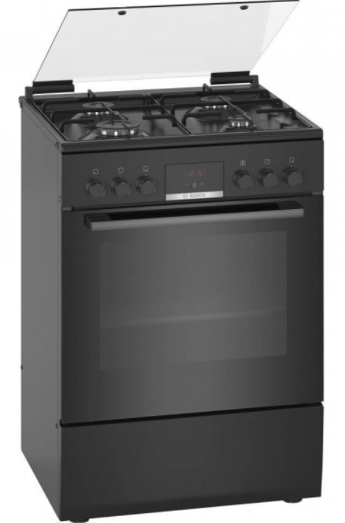 Плита комбинированная Bosch HXN390D61L / конфорок / 60 см / Черный photo 1 Плита комбинированная Bosch HXN390D61L / конфорок / 60 см / Черный photo 1