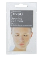 Зиажа очищающая маска для лица с серой глиной для жирной, комбинированной кожи и акне 7 ml