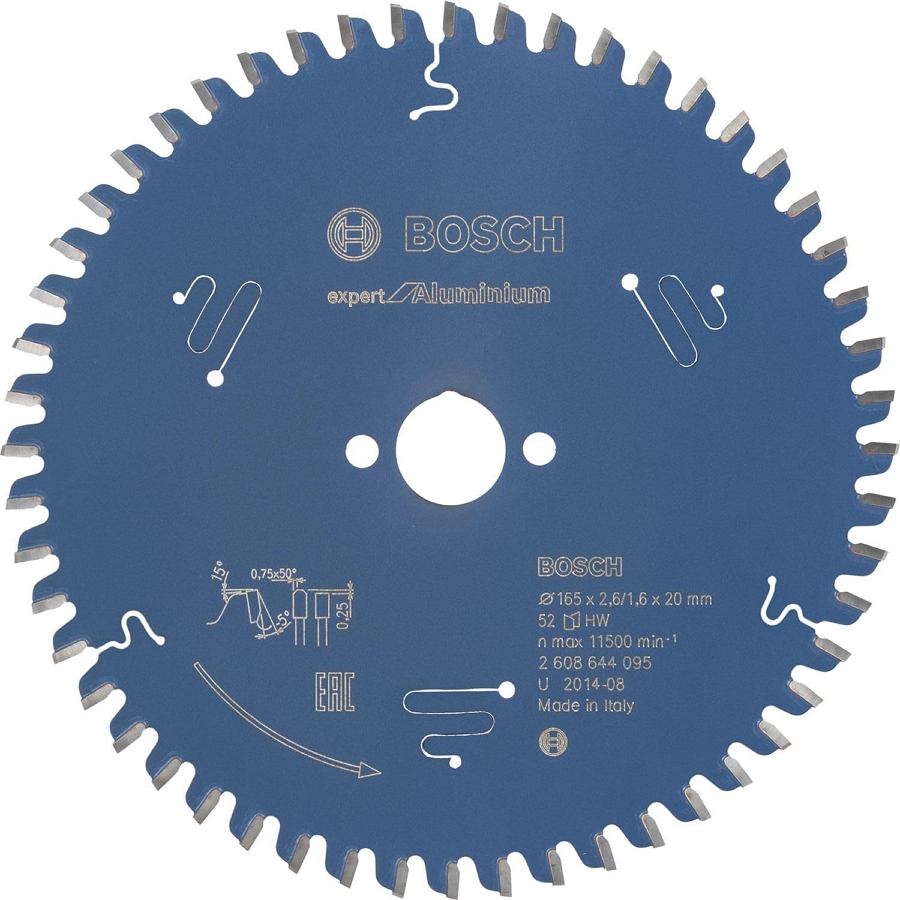 Disc taiere Bosch 165x20x52, 2608644095 photo 1