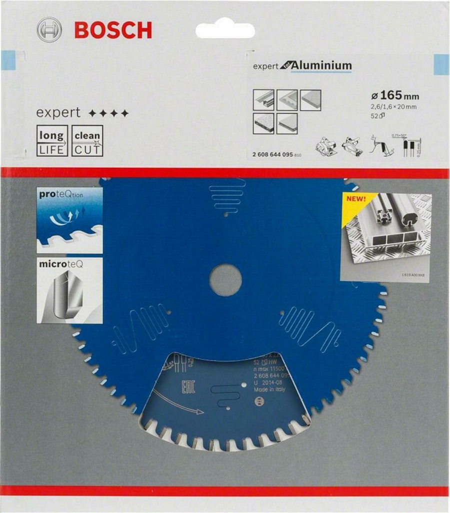 Disc taiere Bosch 165x20x52, 2608644095 photo 2