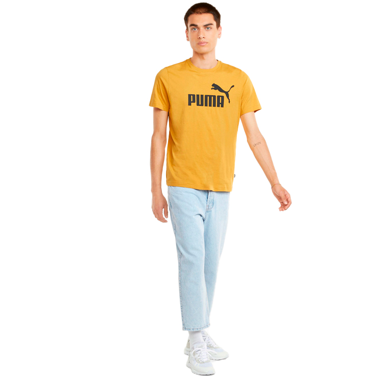 Tricou bărbătesc Puma ESS Logo Tee S Galben photo 3