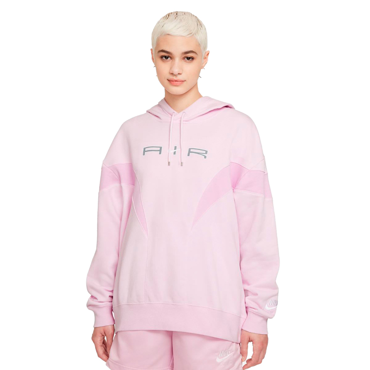 Hanorac Nike W NSW AIR FLC GX HOODIE L Roz Femei photo 3