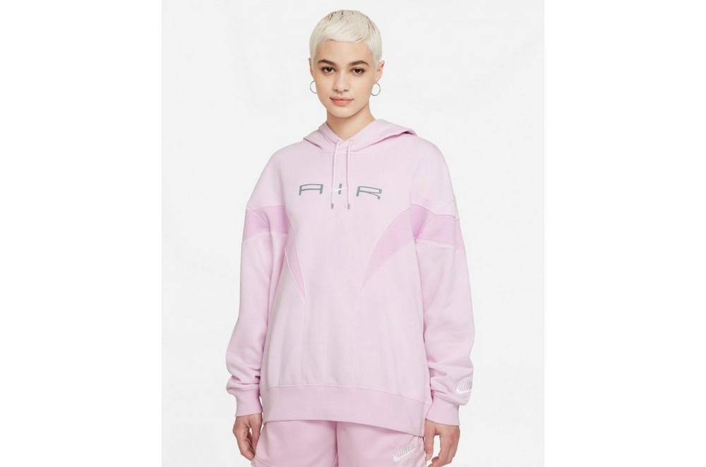 Hanorac Nike W NSW AIR FLC GX HOODIE L Roz Femei photo 4