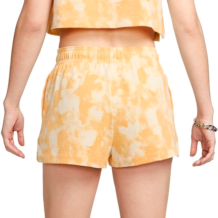 Шорты Nike W NSW WVE DYE JRSY SHORT A3 S Желтый Женский photo 3