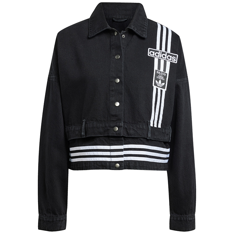 Толстовка Adidas DENIM TRACK TOP L Черный Женский photo 4