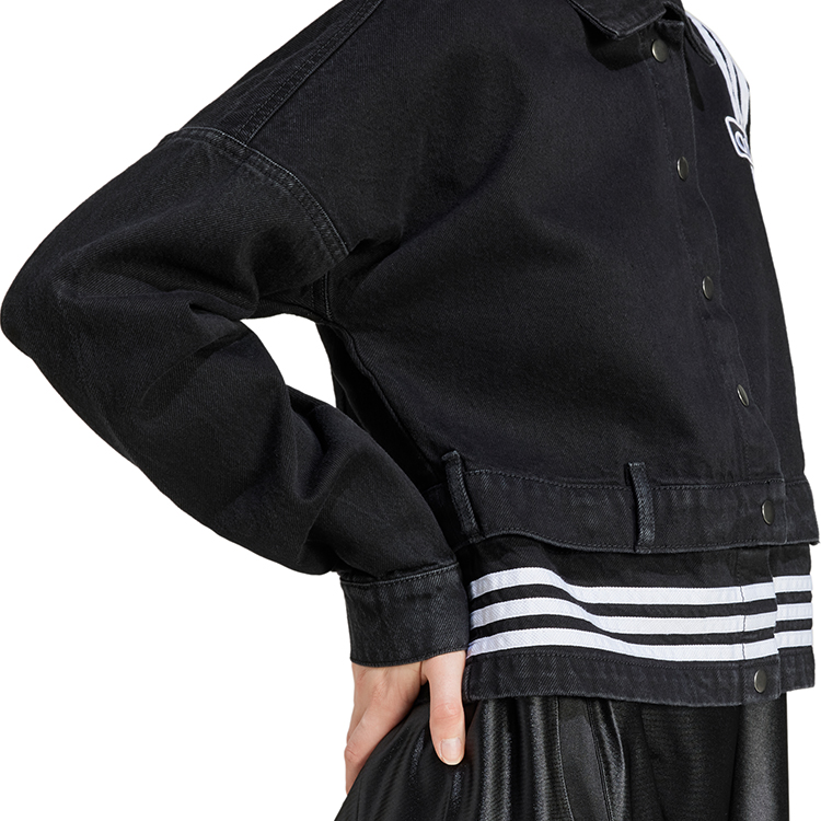 Толстовка Adidas DENIM TRACK TOP L Черный Женский photo 6