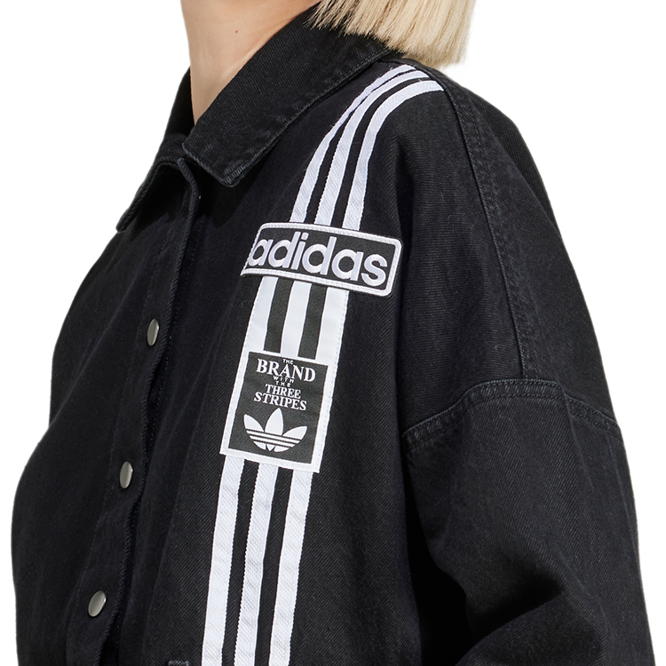 Толстовка Adidas DENIM TRACK TOP L Черный Женский photo 7