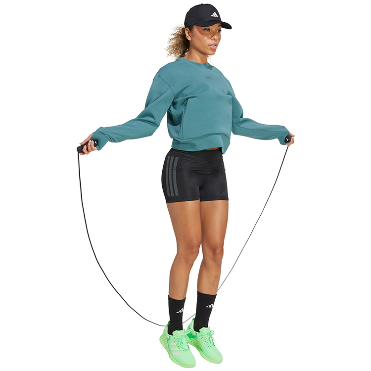 Толстовка Adidas D4T KNIT CREW XS Зеленый Женский photo 5