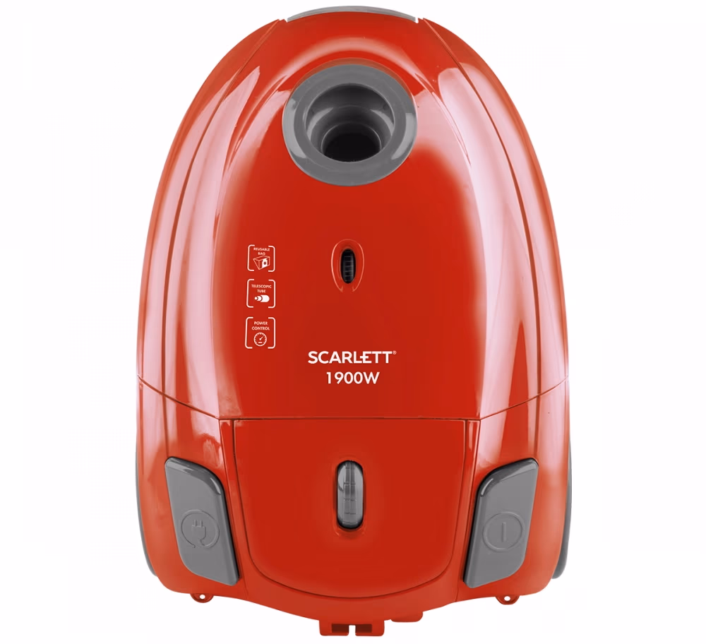 Пылесос с мешком Scarlett SC-VC80B95, 1900 Вт, Красный